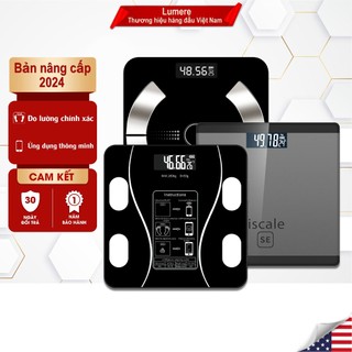 Cân sức khỏe điện tử LUMERE 150Kg màn hình LCD rõ nét kính cường lực cao cấp thiết kế gọn nhẹ