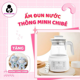 Máy đun nước pha sữa chibé - có điều khiển từ xa tiện lợi - ấm đun giữ nhiệt lên tới 72h chibe mb002