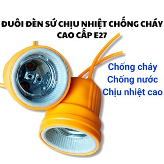 Đuôi đèn chịu nhiệt chống cháy cao cấp e27 6a 250v