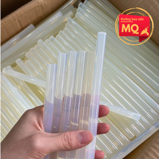   Xưởng MQ _Bó 50 100 cây keo nến TO dài 25cm loại trong suốt dính chắc chắn dùng cho súng bắn keo to 