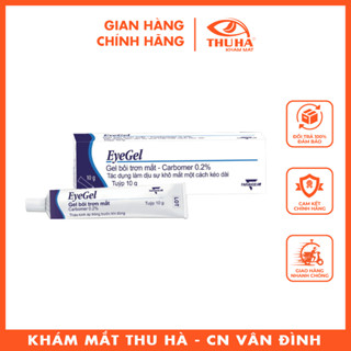 EyeGel (Carbomer 0.2%) - Gel bôi trơn mắt, làm dịu khô mắt và bảo vệ mắt kéo dài [Tuýp 10g]
