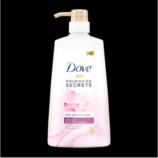 DẦU GỘI DOVE HOA SEN NHẬT VÀ NƯỚC GẠO 640 G