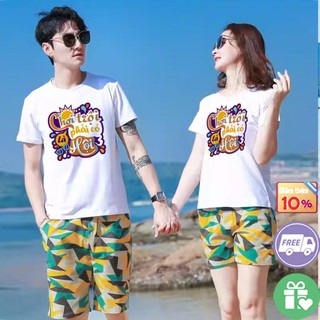 Áo thun nhóm 5 người áo đi biển nhóm áo nhóm in theo yêu cầu áo phông nữ đi biển áo nhóm nữ -cn1329