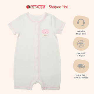 Romper đùi bé gái 3-12 tháng tuổi Bibo's chất cotton  mềm mại in hình cún hồng