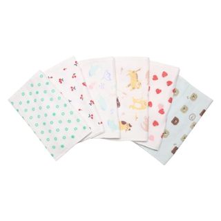 Khăn mặt xô Pile & Gauze in hình 28 x 70cm (1 chiếc) chất liệu vải cao cấp mỏng nhẹ, thoáng khí an toàn cho bé
