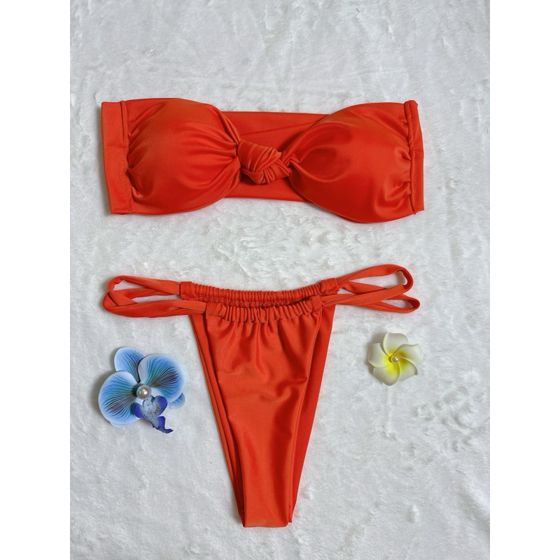 Bikini 2 Mảnh Sexy Cột Dây Nơ Quần Lọt Khe Đan Dây Mảnh Tôn Dáng Quyến Rũ Hot Trend Đi Biển | BigBuy360 - bigbuy360.vn