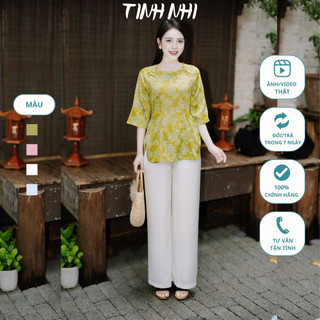 Đồ lam lụa đi lễ TINH NHI mềm mại và thoải mái PP183