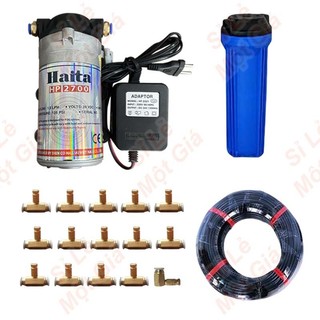 Bộ phun sương làm mát nhà, mát quán cafe, mát không gian tạo độ ẩm HAITA HP 2700 20 béc cao cấp