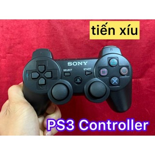 Tay cầm Ps3 cao cấp cho PC Laptop tay ps3 ,tay bấm PS3 đời mới không hộp màu đen cho máy Ps3 PC Laptop bảo hành 7 ngày