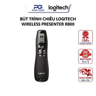 Bút trình chiếu logitech wireless presenter r800 - bảo hành 36 tháng - hàng chính hãng