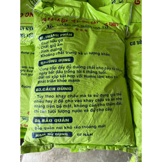 Đất Sạch Trồng Cây 10kg/Bao Dinh Dưỡng Đầy Đủ