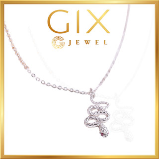 Dây chuyền bạc mạ vàng mặt dây rắn xoắn đuôi đẹp bí ẩn Gix Jewel DC11