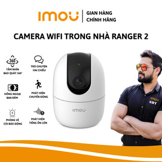 Camera IMOU Wifi Trong Nhà RANGER 2 A32EP A42P A52P Đàm Thoại 2 Chiều Hồng Ngoại Cảnh Báo BH 2 Năm