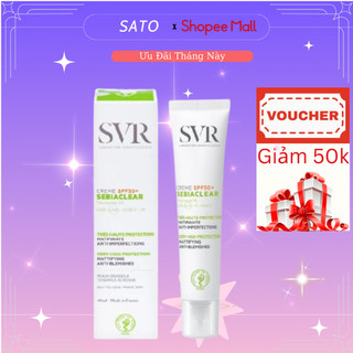 Kem Chống Nắng SVR Sebiaclear Creme Dành Cho Da Dầu Mụn SPF50+ 40ml
