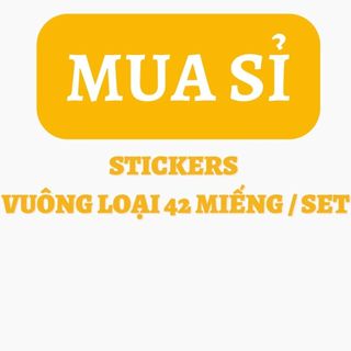 🔥(MUA SỈ) STICKERS TỪ VỰNG TIẾNG ANH - LOẠI 42 MIẾNG DÁN / SET🔥