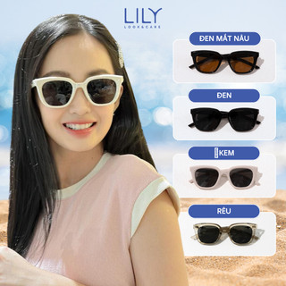 Kính mát nam nữ LILYEYEWER mắt chống UV400 bảo vệ mắt màu sắc thời trang 6246