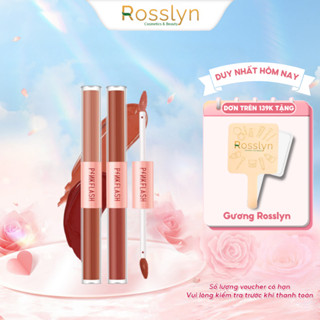 Son kem tint lì hai đầu Pinkflash sắc tố cao lâu trôi 2 trong 1 30g Rosslyn