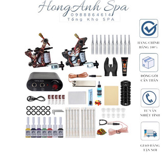 Trọn bộ máy xăm cao cấp 20 chi tiết dragon