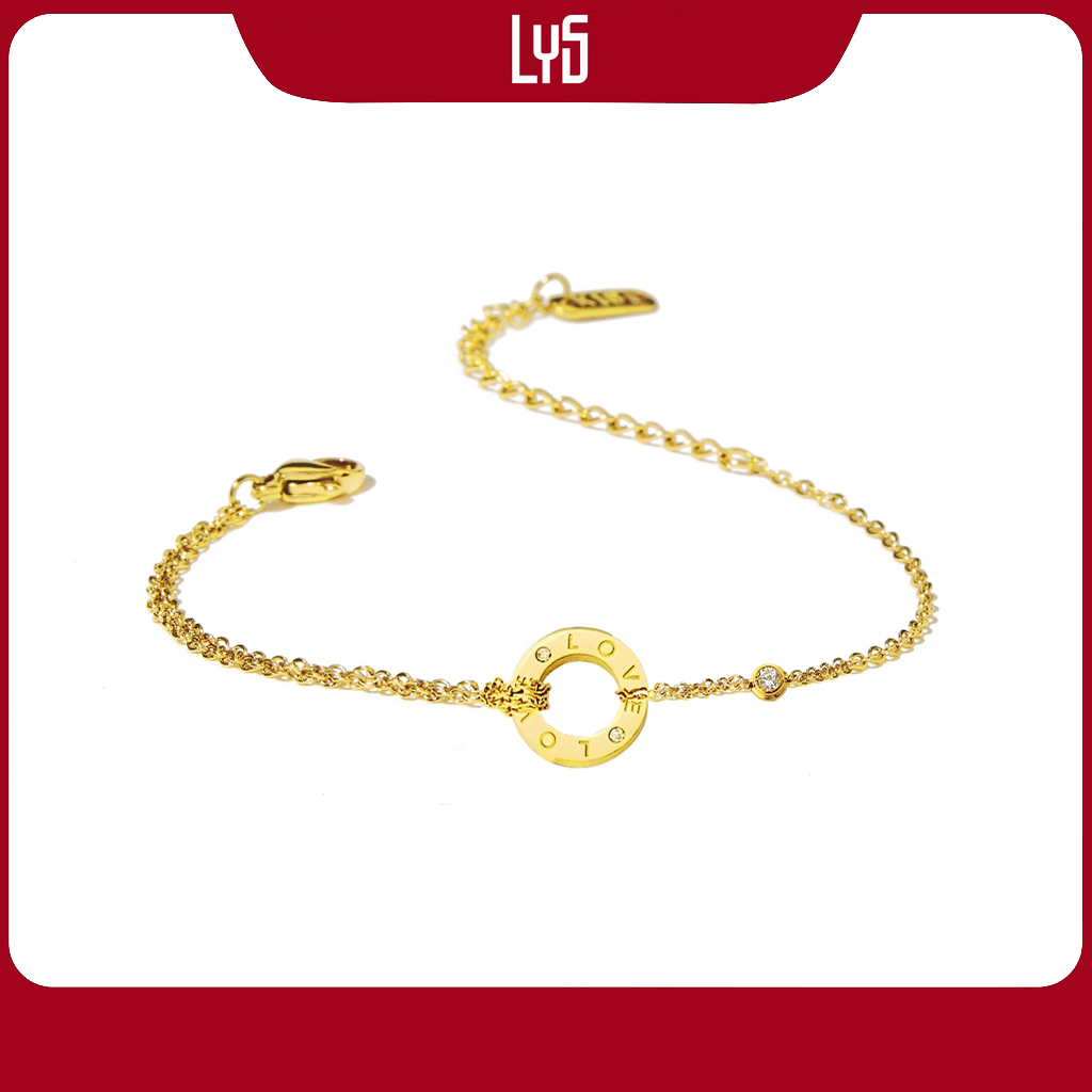 Vòng tay Love Diamond 2120GG - Lắc tay đầy đủ phụ kiện PAN