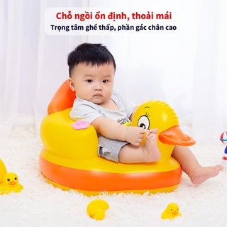 Ghế hơi tập ngồi cho bé giúp nâng đỡ cột sống trẻ
