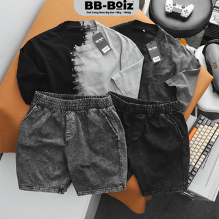 [BigSize] SET ÁO WASH QUẦN SHORT WASH BB-Boiz Form BigSize 80-125kg