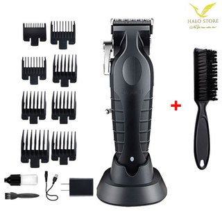 Tông đơ cắt tóc chuyên nghiệp KEMEI 2296 (10W 6h), tăng đơ hớt tóc nam, cho bé TẶNG chổi phủi tóc
