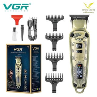 Tông đơ chấn viên VGR V901 cạo trắng, Tông đơ cạo viền, khắc tóc cực nét cho Barberpro