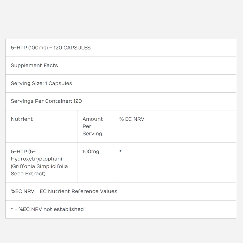 NOW 5-HTP 100MG Giảm Căng Thẳng, Nâng Cao Chất Lượng Giấc Ngủ