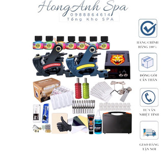 Trọn Bộ Máy Xăm Hình Tattoo 22 Chi tiết 2 Máy MACHINE