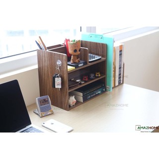 Kệ Hồ Sơ Tài Liệu Bằng Gỗ Cao Cấp - Trang Trí Bàn Cực Đẹp