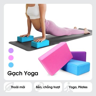 Gạch Tập Yoga, Gối Tập Yoga Cao Cấp Loại 1 - Hỗ Trợ Đạt Hiệu Quả Cao, Tránh Chấn Thương