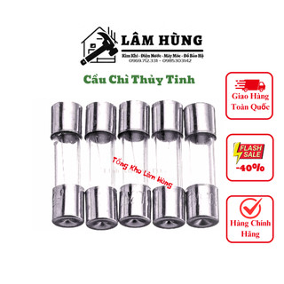 ✅ cầu chì ống - cầu chì thủy tinh 250v - 5a: hàng cao cấp chất lượng cao
