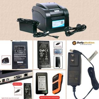 Adapter nguồn máy in hóa đơn, máy in nhiệt, máy in bill, máy in mã vạch 5v 9v 12v 24v (Godex, Xprinter, Epson, Brother..