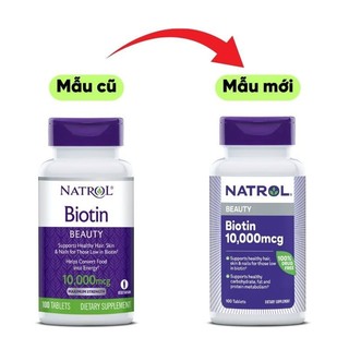 Viên uống mọc tóc, chống rụng tóc Biotin 1000mcg