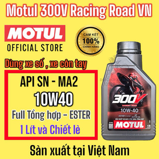 Dầu nhớt motul 300v factory line 10w40 1 lít