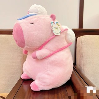 Gấu Bông Capybara Kèm Balo Rùa Xanh Êm Mịn Dễ Thương Cao Cấp