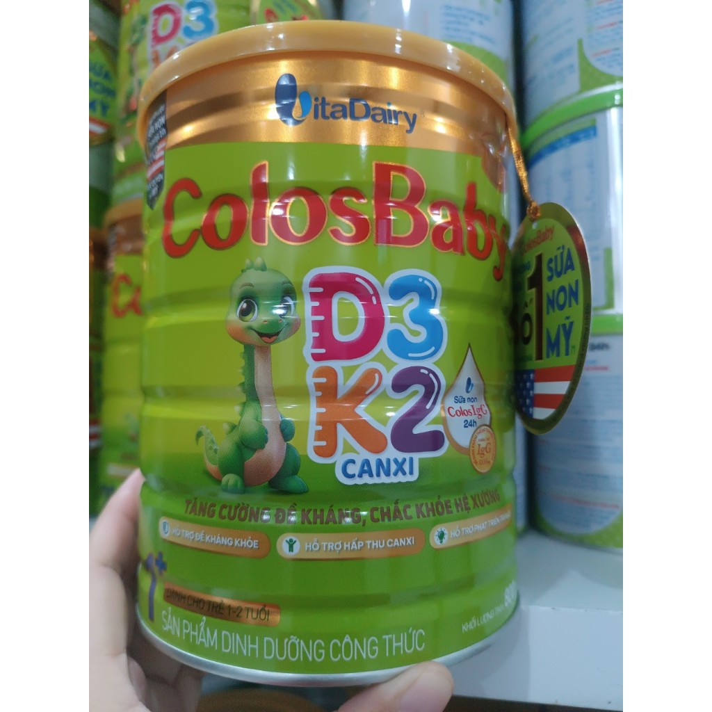 Sữa Colosbaby D3K2 số 1+ 800G (1-2 tuổi)