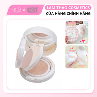  Phấn Nước kiêm Phấn Phủ 2 Trong 1 Gogo Tales Light And Nude Pressed Powder Cushion Cream 