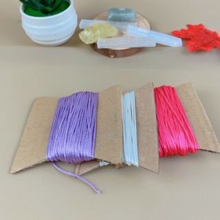Sợi chỉ dây dù dày 1mm tách lẻ từ cuộn lớn - đan vòng tay handmade