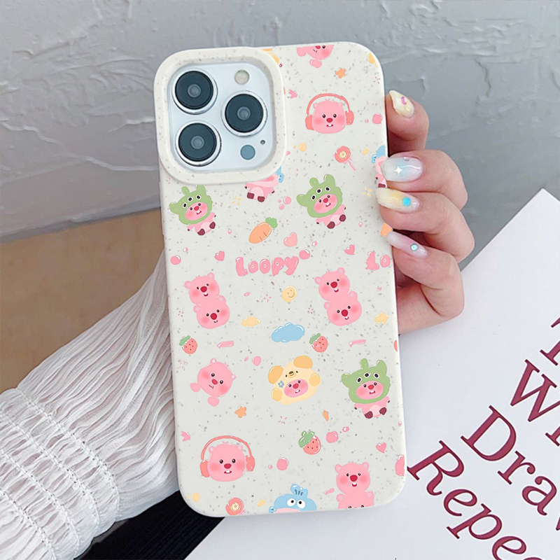 Ốp lưng điện thoại iphone Loppy mềm chống sốc cho iphone 11 15 14 13 12 xs xs max xr 6 7 8 plus lm06