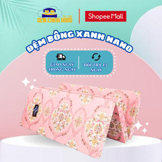 Đệm bông xanh nano kháng khuẩn nem kim cuong