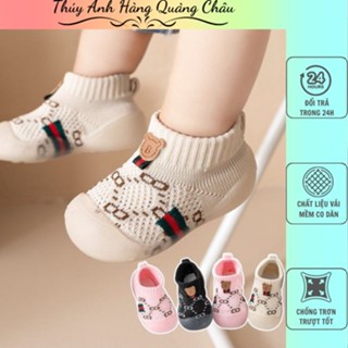 Giày Bún Tập Đi Cho Bé Trai, Bé Gái Đế Mềm Chống Trơn Trượt, Giày Tập Đi Thoáng Khí (GB29-GB38)