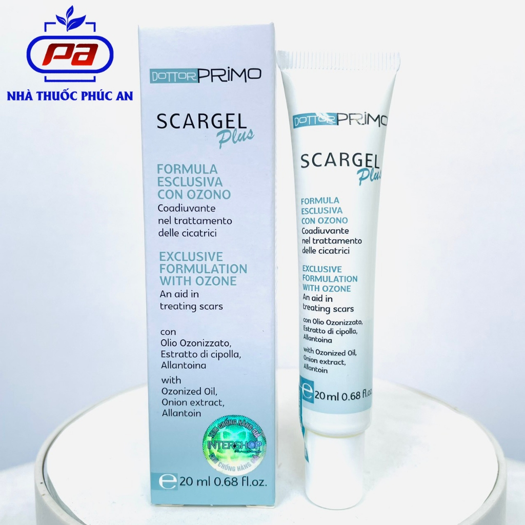 Kem hỗ trợ làm mờ sẹo DottorPrimo Scargel Plus tuýp 10ml - dùng được khi vết thương còn ướt