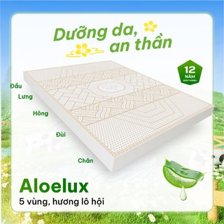 Nệm Cao Su Thiên Nhiên Kim Cương 5 ZONE ALOELUX