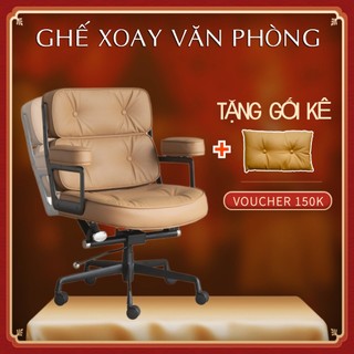 Ghế Xoay Văn Phòng, Ghế giám đốc, Ghế làm việc, Học tập, Ghế gaming, Ghế chân xoay bọc da