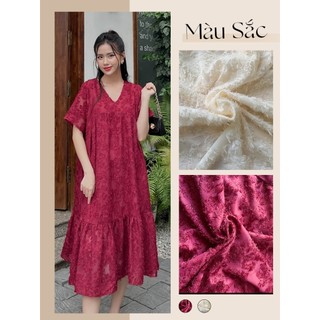 Đầm bầu thời trang thiết kế công sở dáng dài Hàn Quốc rẻ đẹp - Váy bầu đẹp rẻ