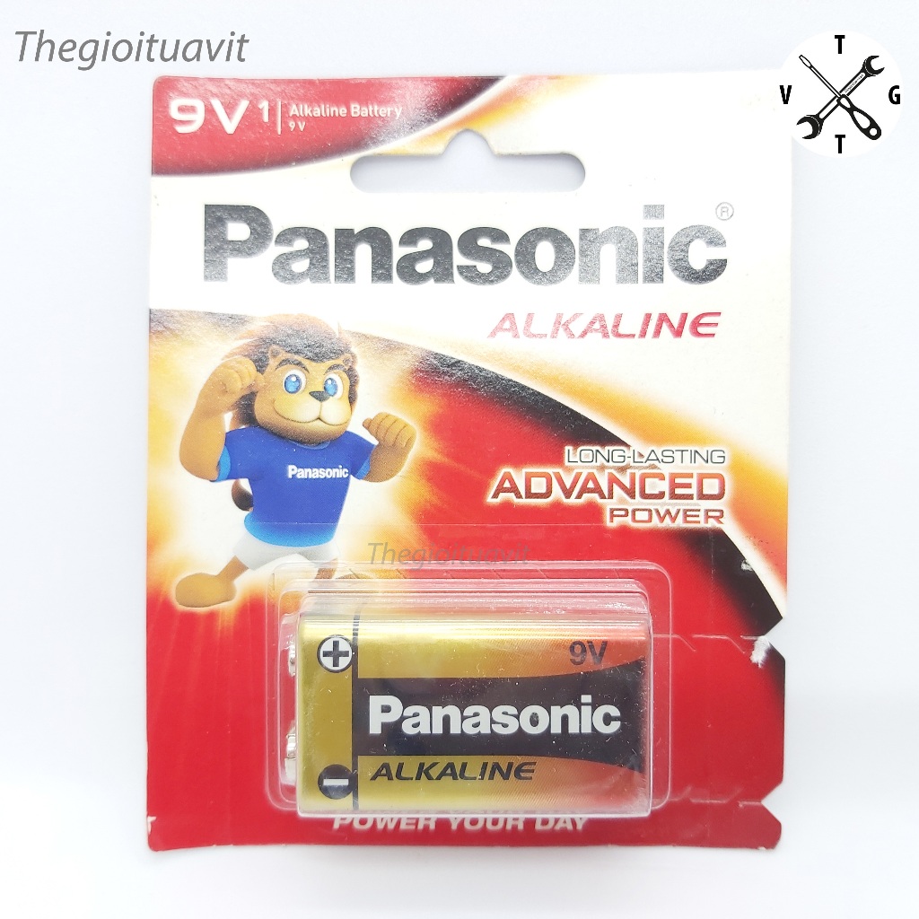 Pin vuông 9V Alkaline chính hãng Panasonic