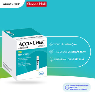 Hộp 50 que thử đường huyết accu-chek® instant