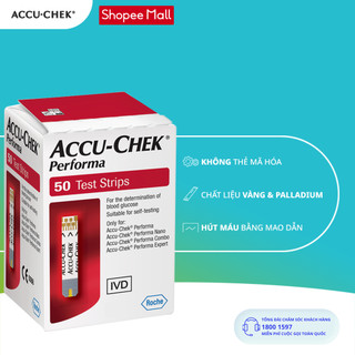 Hộp 50 que thử đường huyết accu-chek® performa