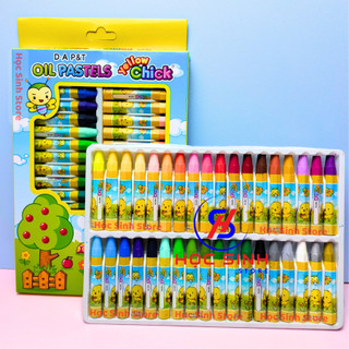 Hộp 36 màu sáp dầu con gà d.a p&t hàn quốc, bút sáp màu dong a